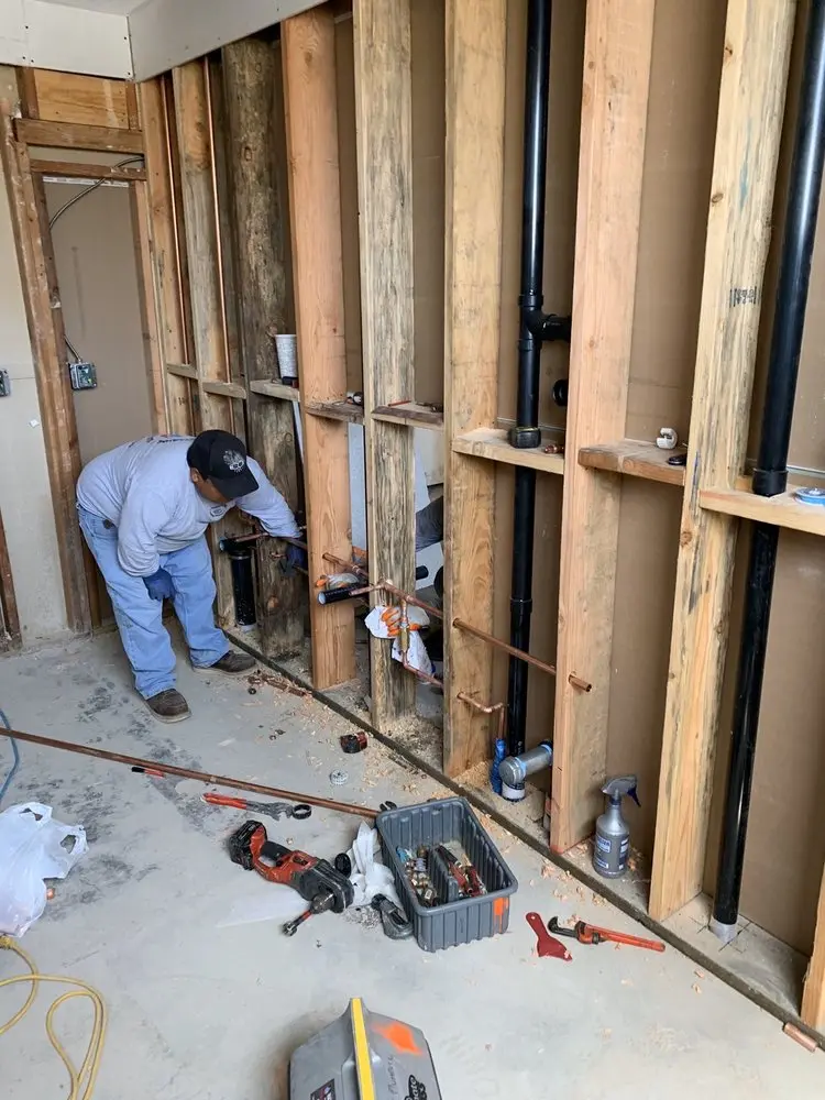 Commercial rough-in plumbing for Water Heater Replacement in Fox Ridge